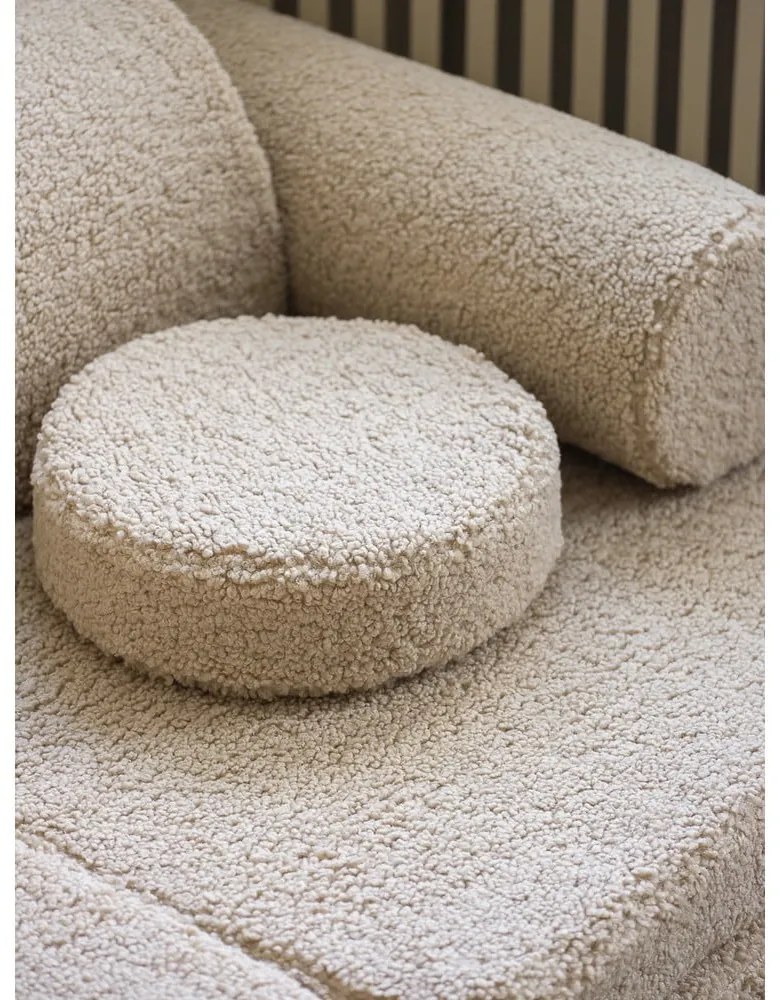 Светлокафяв детски диван от букле 132 cm Settee – Wigiwama