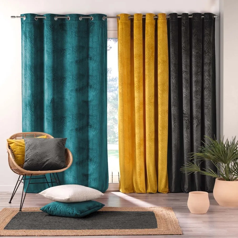 Синьо перде 140x240 cm Analia – douceur d'intérieur