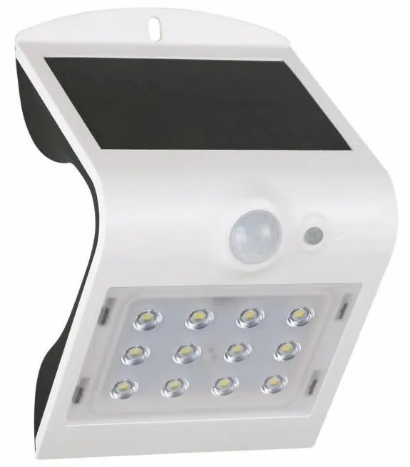 LED Соларна стенна лампа с LED / 2W IP65 сензор