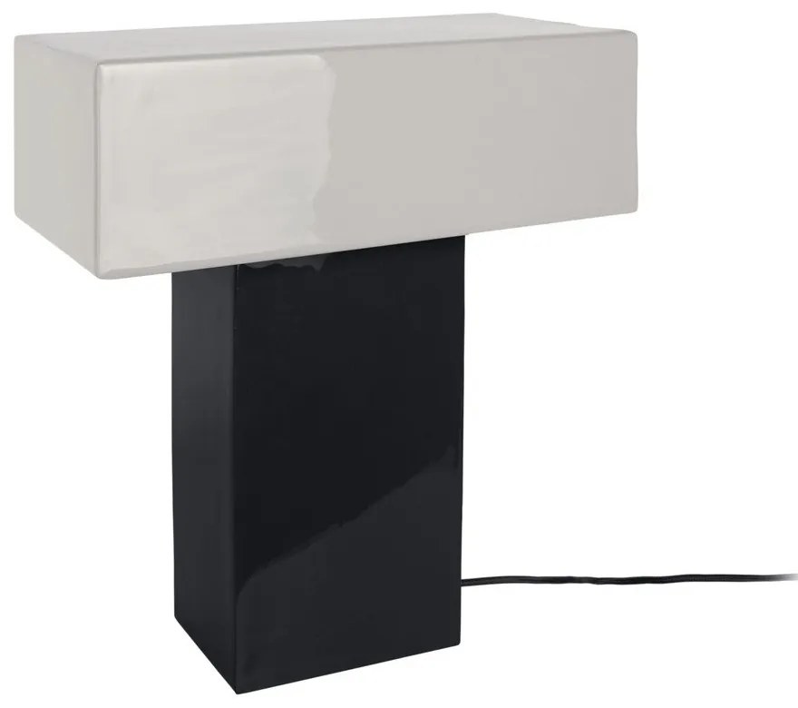 Черна настолна лампа (височина 35 cm) Grato Recto – Leitmotiv