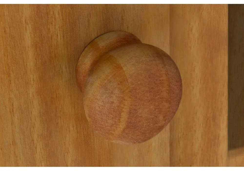 Шкафче от масивен бор в естествен цвят 90x90 cm Bertram – Støraa