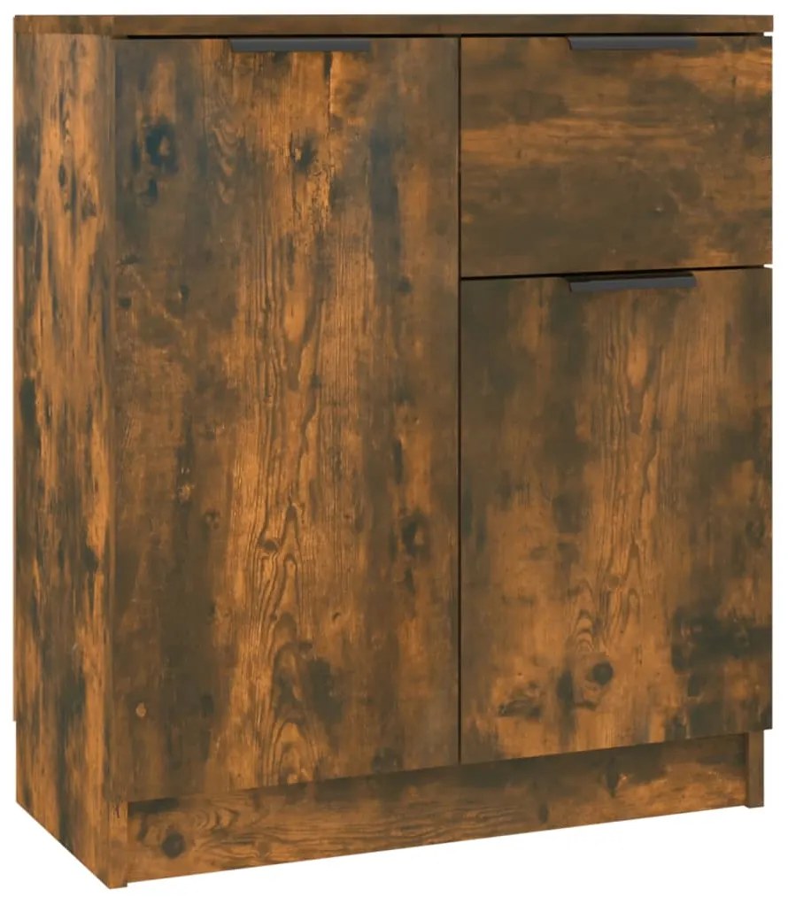 816997 vidaXL Сайдборд, опушен дъб, 60x30x70 см, инженерно дърво