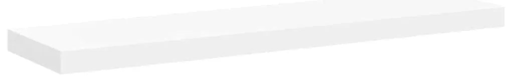 323817 vidaXL Окачен стенен рафт, бял, 90x23,5x3,8 см, МДФ
