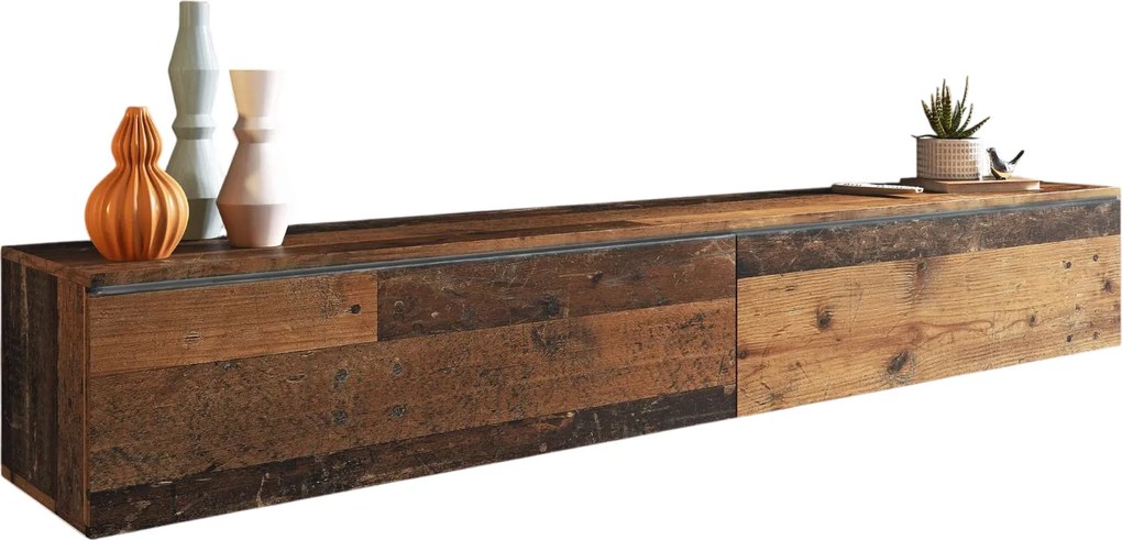 Тапицирано легло  Lowboard D 180-Сиво - бяло