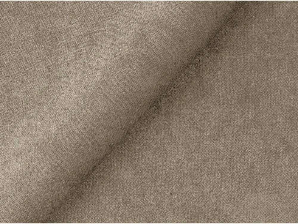 Кафяв кадифен ъглов диван (десен ъгъл) Aloha – Makamii