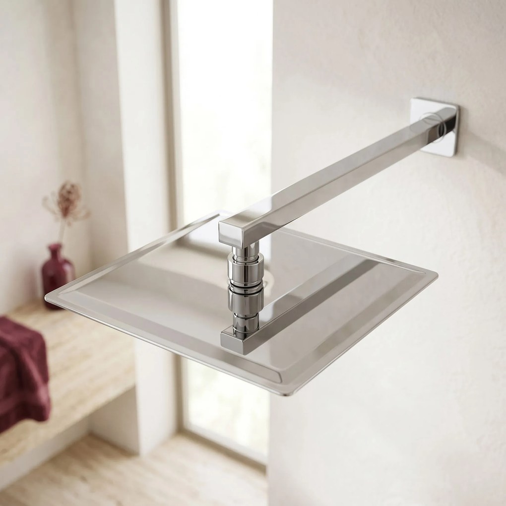 Квадратен душ пита REA JS-P015 30cm Chrome