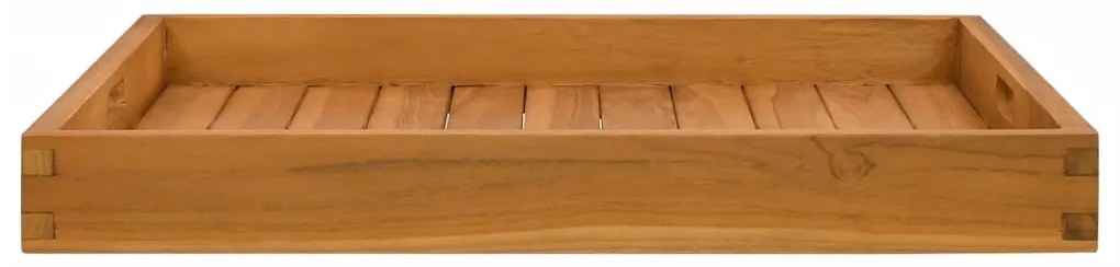 315458 vidaXL Поднос за сервиране, 60x60 см, тиково дърво масив