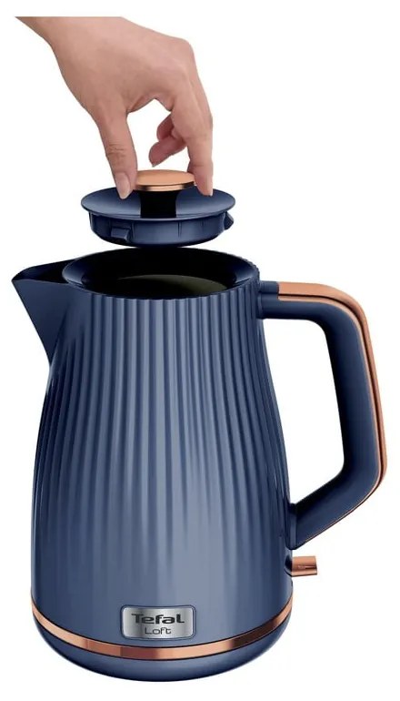 Тъмносин чайник 1,7 л Loft KO251430 - Tefal