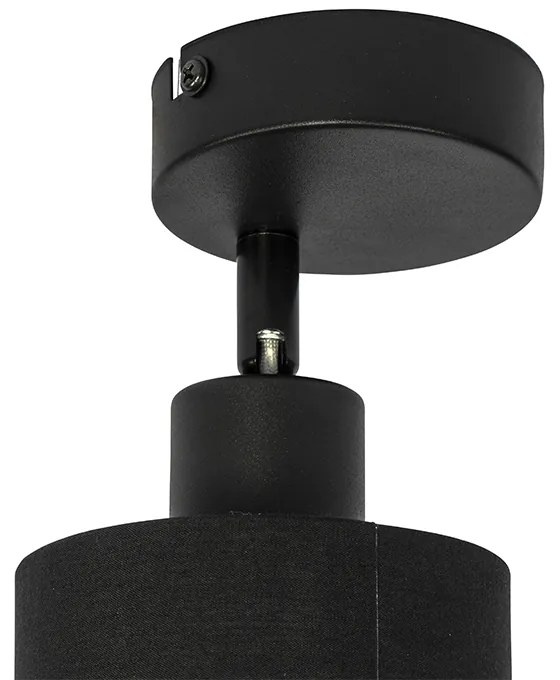 Таванна лампа черна регулируема - Hetta