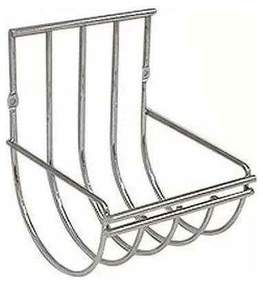 Държач за тоалетна хартия 12x12,5 см, хром с блясък