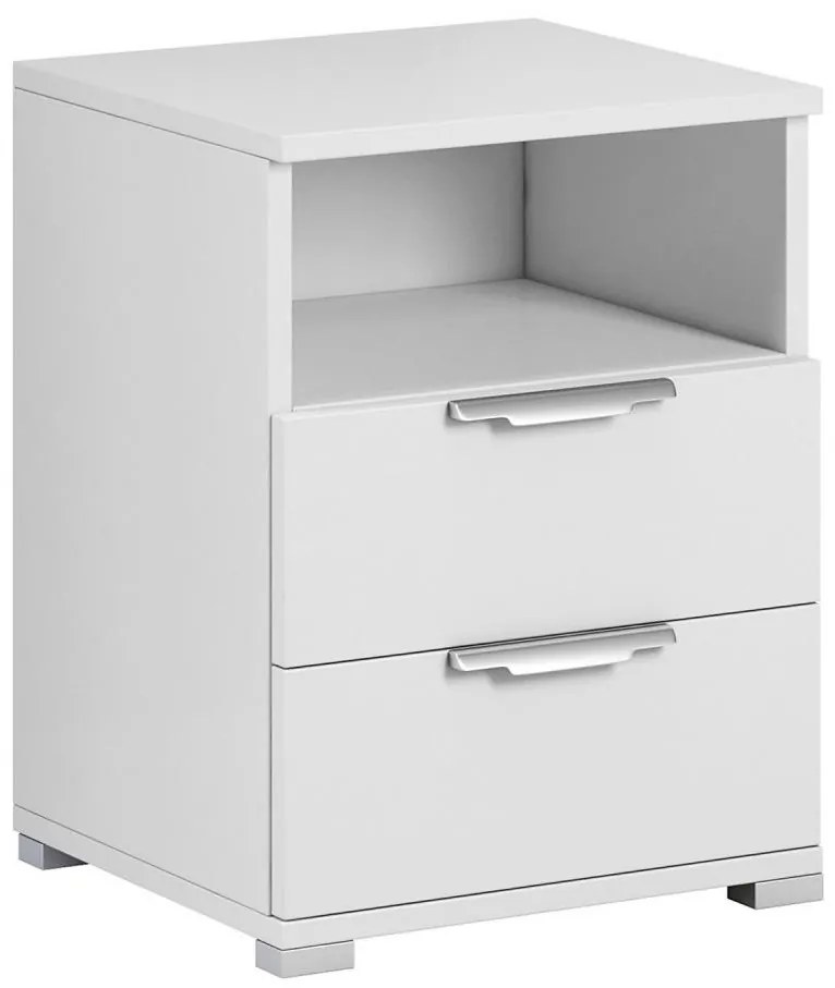 Нощно шкафче NED в бяло