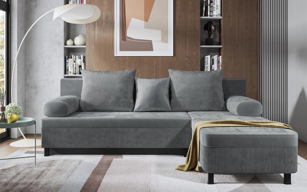 Разтегателен ъглов диван Делано