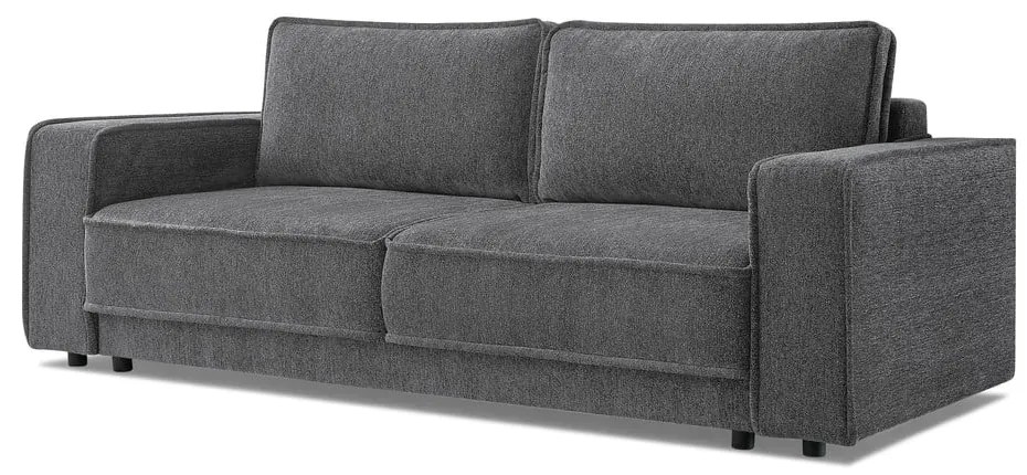 Тъмносив разтегателен диван Emile - Bobochic Paris