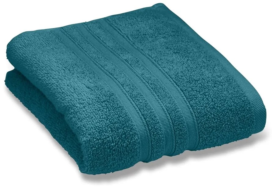 Тюркоазена памучна хавлиена кърпа от тери 90x140 cm Zero Twist – Catherine Lansfield