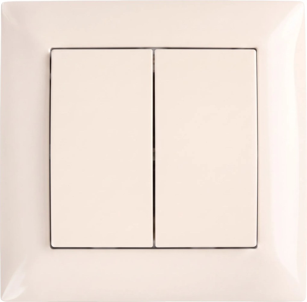 Двоен Ключ с Рамка OSTE JNH007-W BEIGE