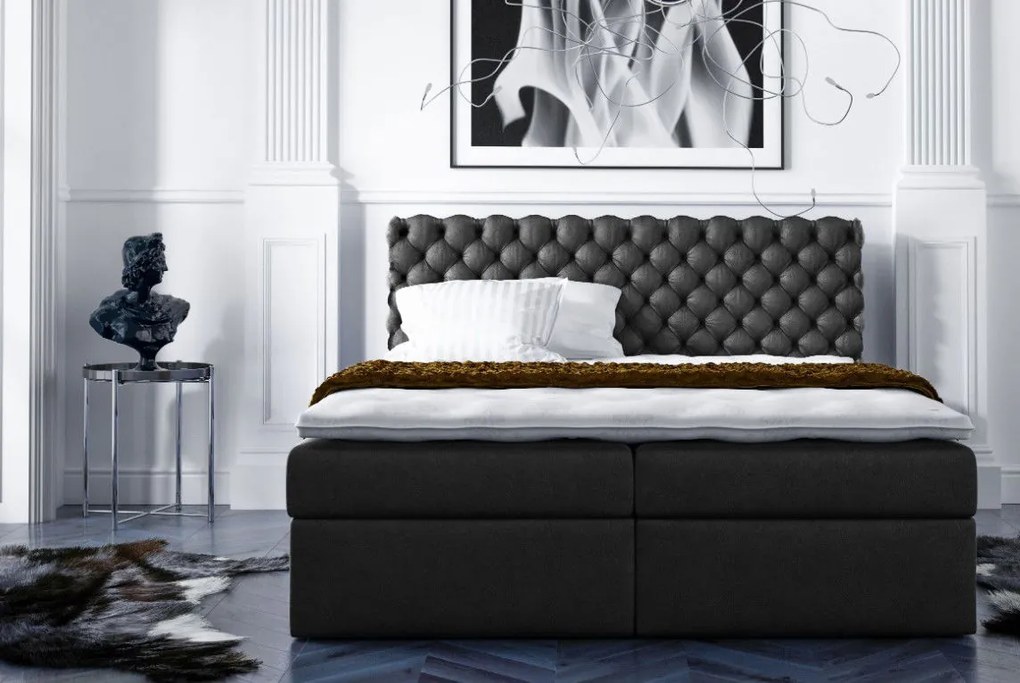 Тапицирано легло Piano-Anthraki-140 x 200