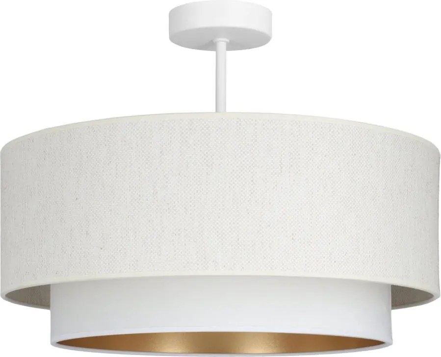 Плафон NATIA за повърхностен монтаж 1xE27/60W/230V Ø 45 см бял