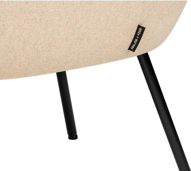 Бежово вълнено кресло RM58 – noo.ma