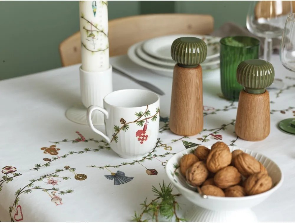 Зелена/в естествен цвят мелничка за сол и пипер от масивно дърво Hammershøi – Kähler Design