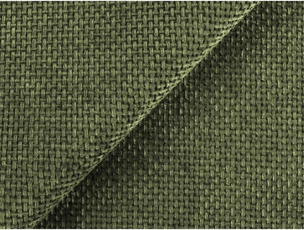 Зелен шенилов сгъваем/с място за съхранение ъглов диван (ляв ъгъл/L форма) Kona – Makamii