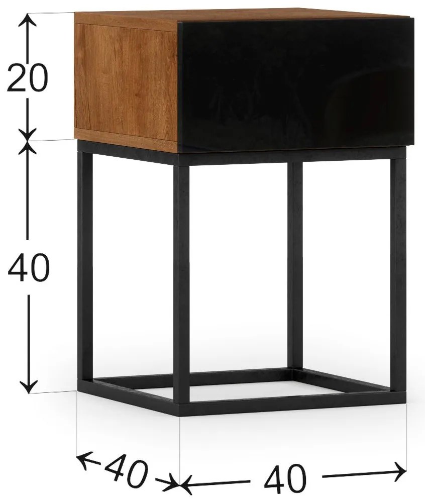 Помощна масичка Arborio-Black