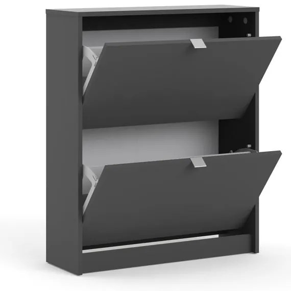 Сива накланяща се стойка за обувки Shoes – Tvilum