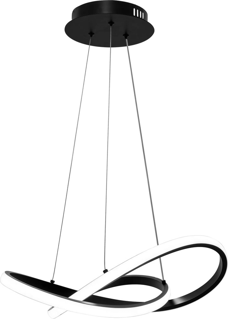 Пендел Ring LED +дистанционно управление APP391-CP Black