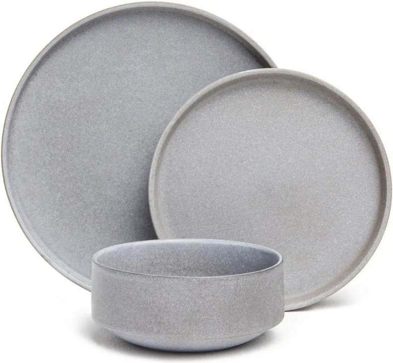 Керамичен сив комплект от 18 части Bonami selection Malia - Bonami Selection