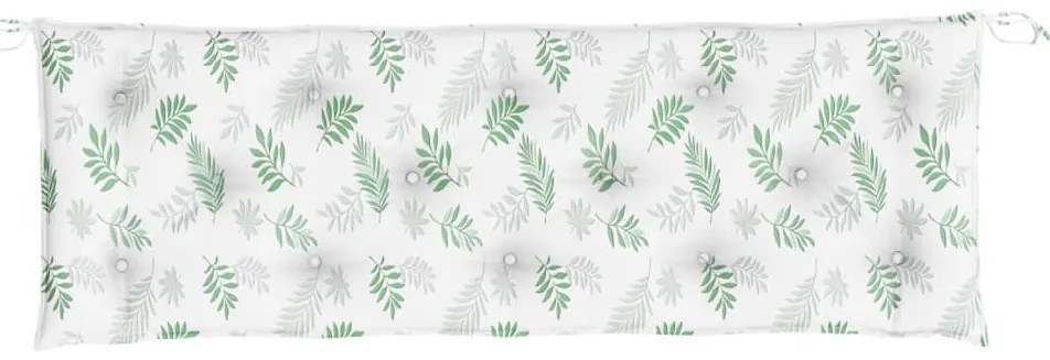 Възглавници за градински пейки 2 бр на листа 150x50x7 см плат Alexandre