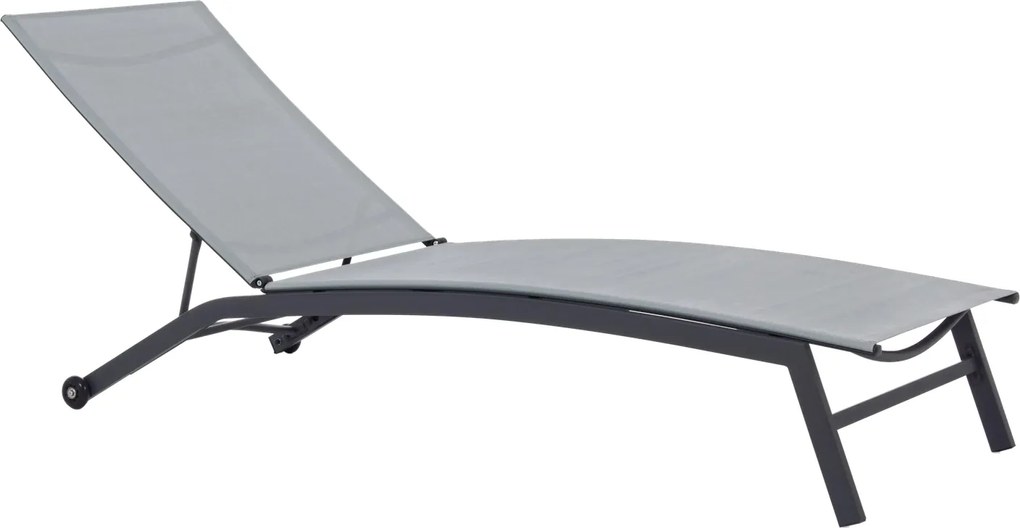Шезлонг Inflecto-Сиво