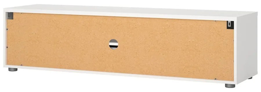 Бяла маса за телевизор 147x38 cm Media - Tvilum