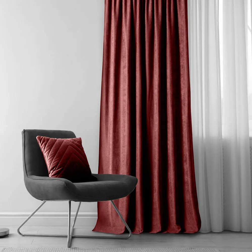 Завеса в светлочервен цвят 140x300 cm Milana - Homede