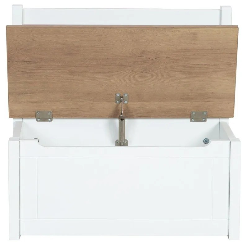 Бяла детска пейка Woody – Roba