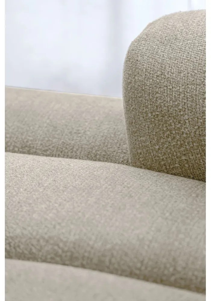 Бежов ъглов диван (ляв ъгъл) Shell – Miuform