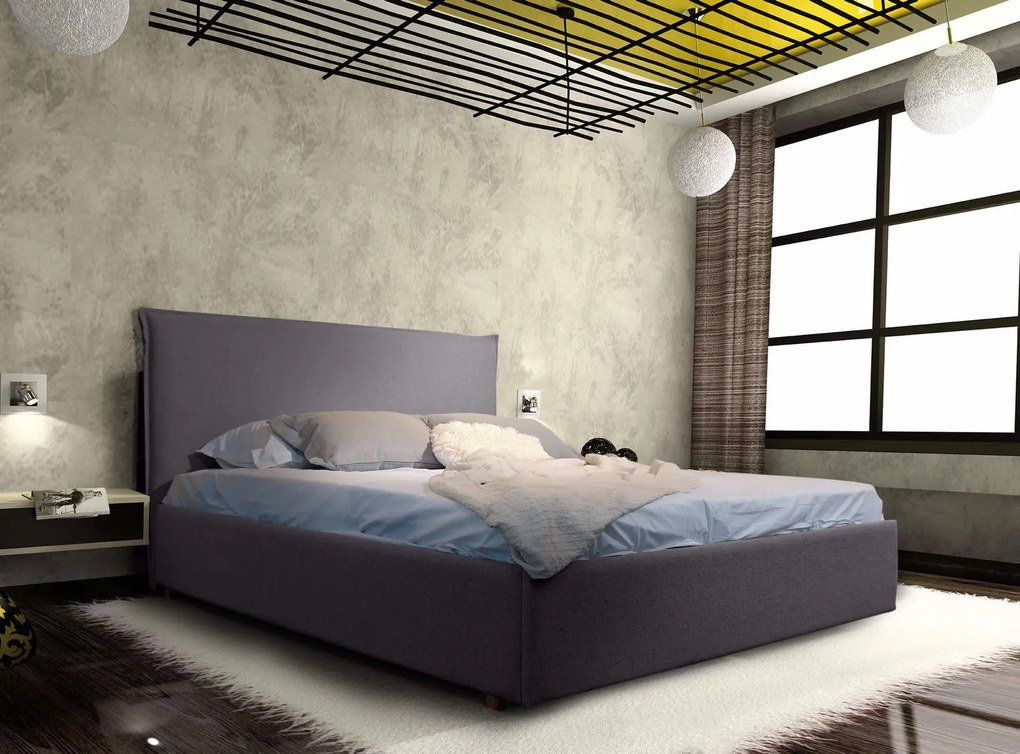 Тапицирано легло Harmony-Gkri-150 x 200-Χωρίς μηχανισμό ανύψωσης