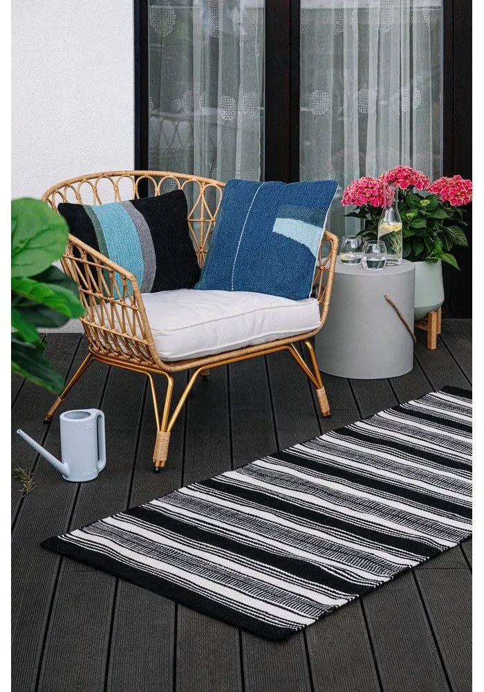 Възглавница за открито от рециклирана пластмаса Moonlight, 35 x 55 cm - Green Decore