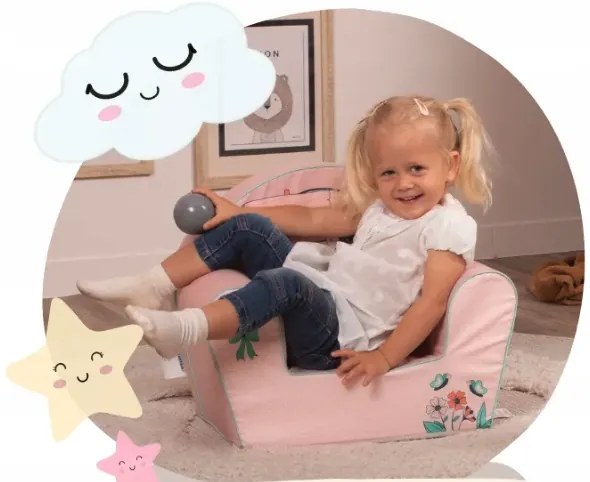 Детска седалка от пяна - сафари животни, 51 × 33 × 42 cm