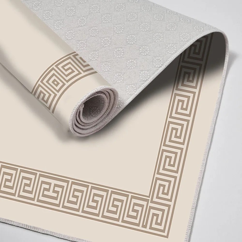 Светлокафяви килими за баня в комплект 2 бр. 60x100 cm – Foutastic