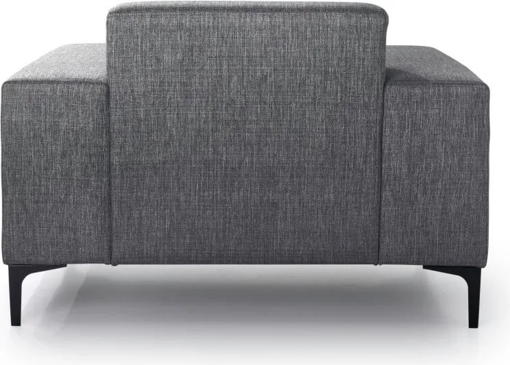 Тъмносив фотьойл Diva - Scandic