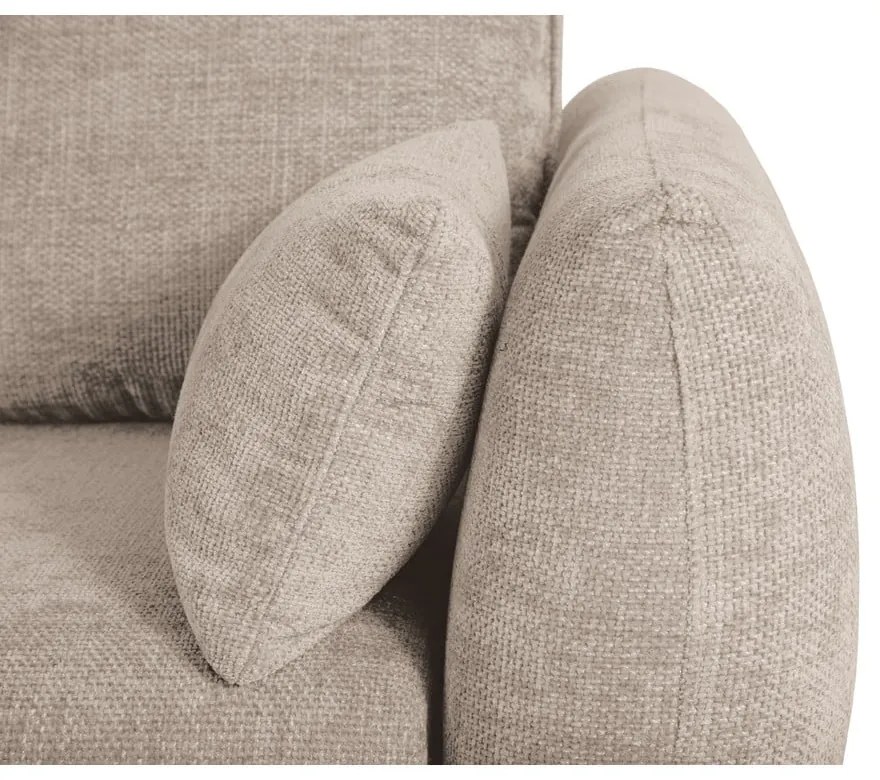 Бежов ъглов диван (ляв ъгъл) Matera - Cosmopolitan Design