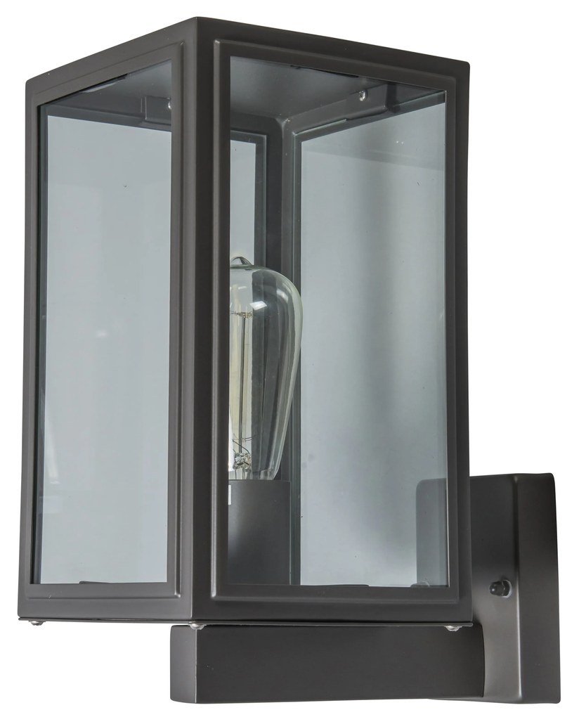 Индустриален стенен аплик сив IP44 - Sutton Up