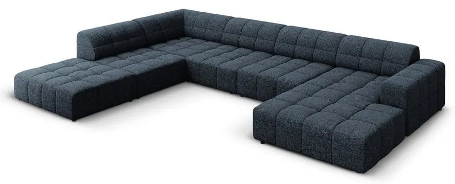 Син ъглов диван (ляв ъгъл/"U") Chicago - Cosmopolitan Design
