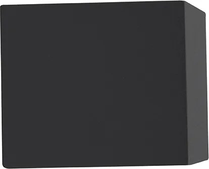 Модерна стенна лампа черна GU10 50mm IP44 - Baleno