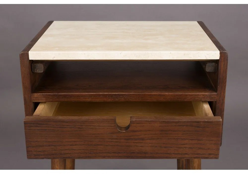 Кафяво нощно шкафче Arda – Dutchbone