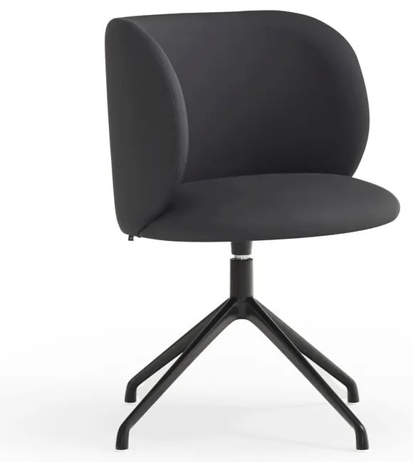 Черен тапициран трапезен стол Mogi – Teulat