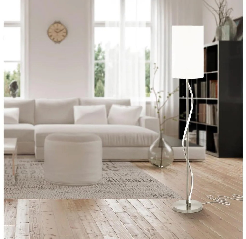 Eglo 98309 - LED стояща лампа ESPARTAL 1xE27/60W/230V + LED/11,8W