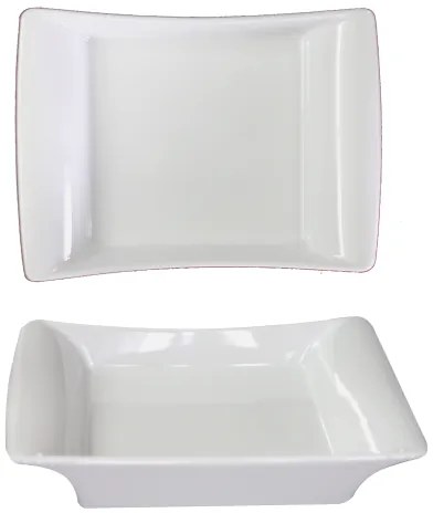 Gural Porselen - Милано Чиния дълбока 20x15cm. (MLN 20 CK)