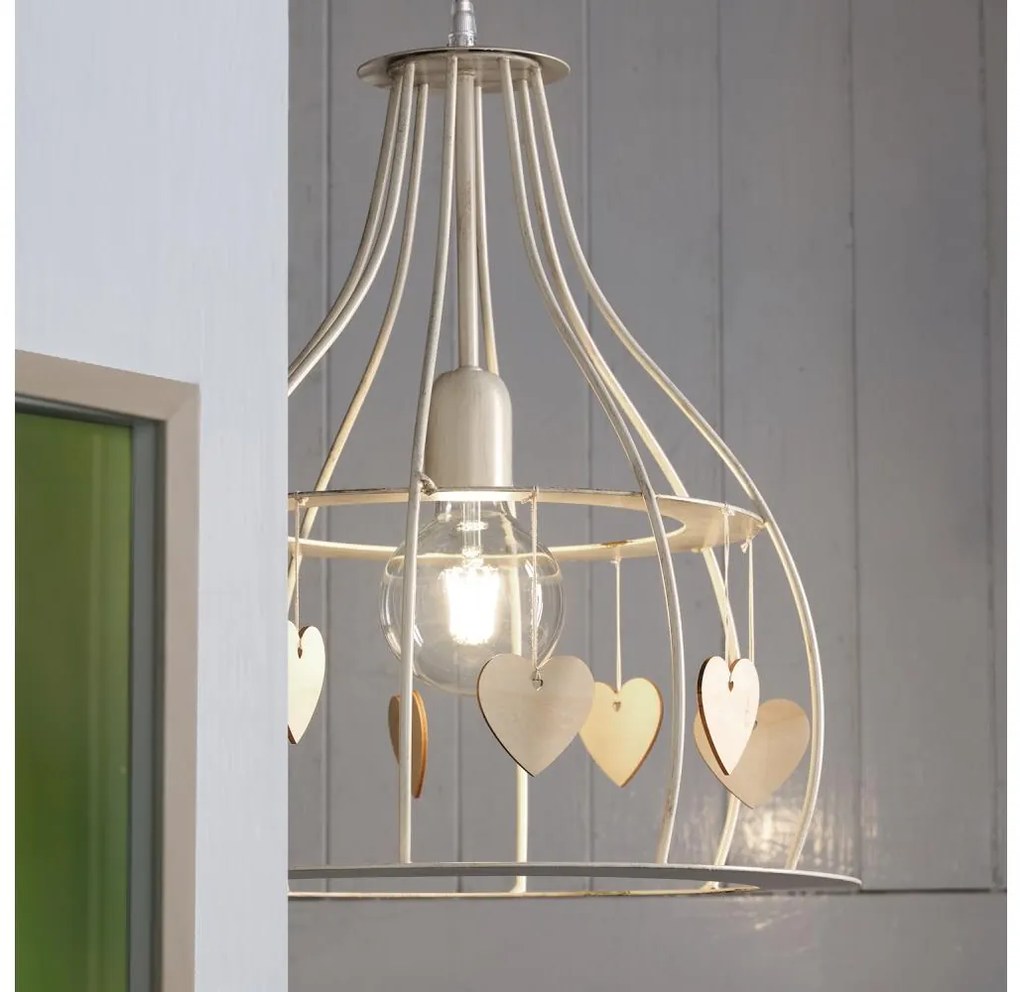 ONLI - Пендел LEONILDE 1xE27/15W/230V бежов