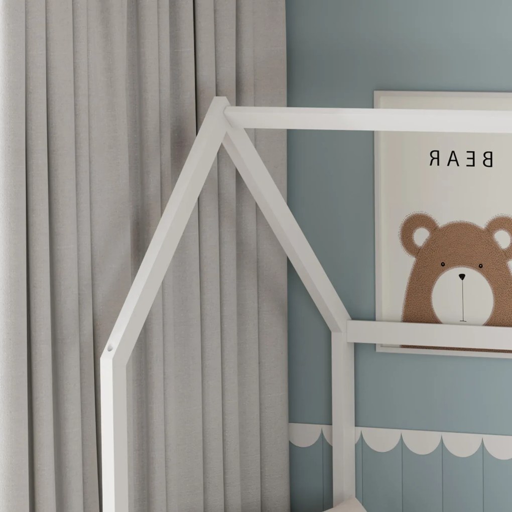 Детско легло Davie-бял-90x200