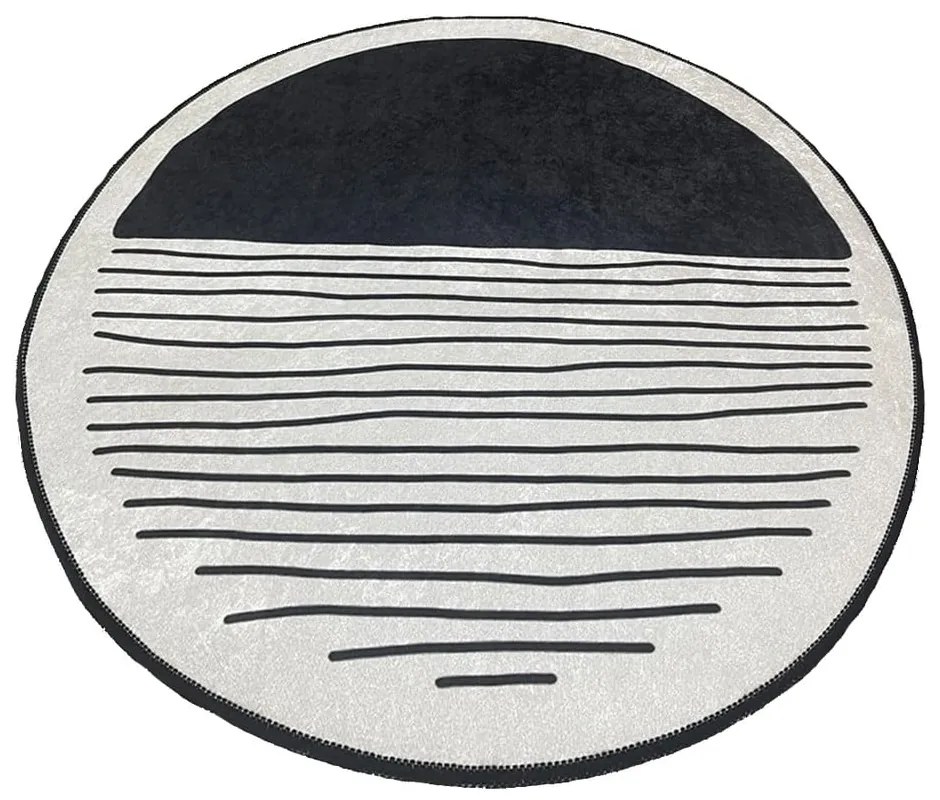 Черна и бежова постелка за баня Bomb - Foutastic